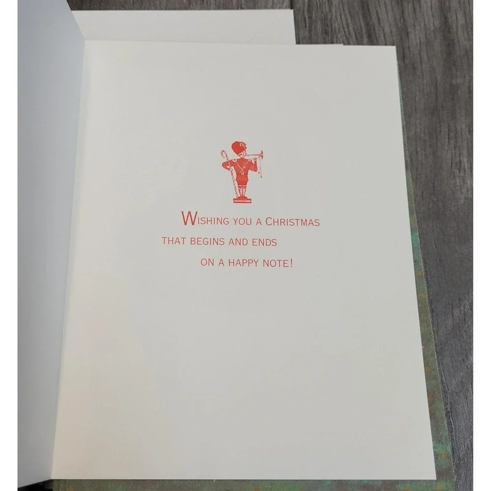 Christmas Cards - Teddy Bear/Toys - Tin Soldier (28 cards and envelopes)